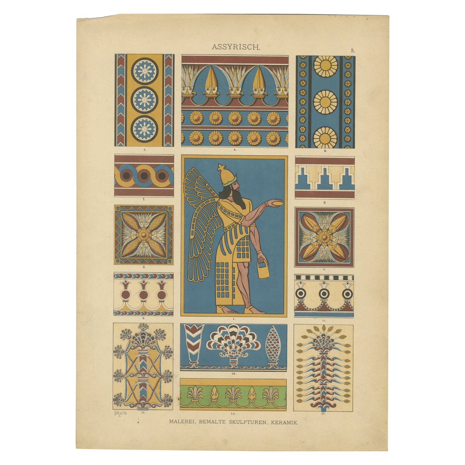 Assyrian Art and Ornamentation in Historical Context, 1887