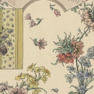 La Flore Décorative The Graceful Symbiosis of Nature and Ornament in 1896, close-up 4