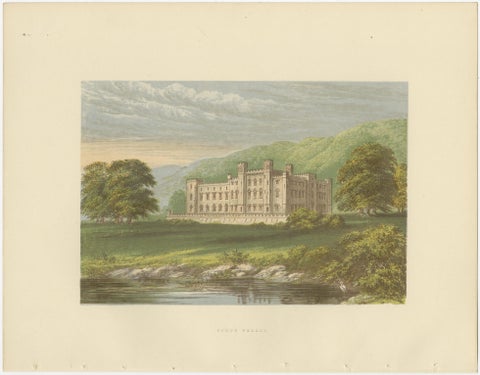 Victorian Estate Views, Scone Palace, Witley Court, Glanusk Park, ca.1850, view 3