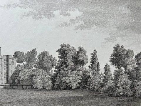 West View of Cowdray House, Historic Sussex Estate Engraving, 1796, view 4