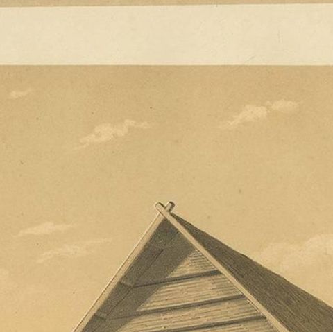 Antique Print of a House in Makassar by M.T.H. Perelaer, 1888, close-up 1