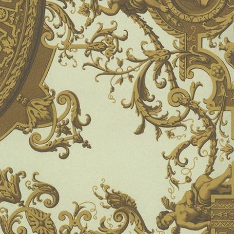 Pl. 80 Antique Print of XVIIth Century Ornaments by Racinet (c.1890), close-up 1