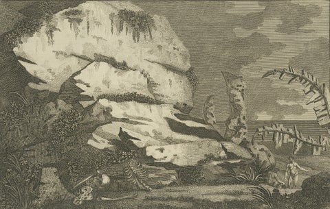 Monuments of Easter Island: An Early European View of the Moai Statues, c.1785, close-up 1