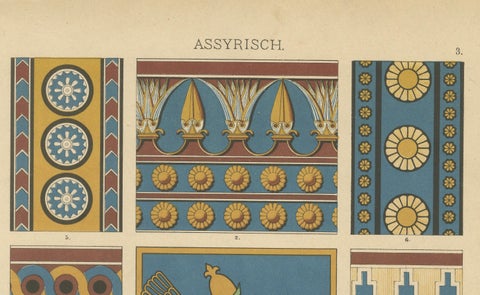 Assyrian Art and Ornamentation in Historical Context, 1887, close-up 3