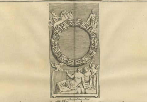 Monumental Classical Relief Frieze, Montfaucon Antiquity Explained, London 1721, close-up 2