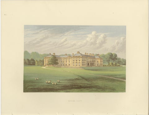 Victorian Country House Lithographs– Garnstone, Knowsley, Eaton, Holme Lacy 1850, view 6