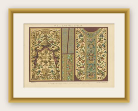 Baroque and Rococo: Lavish Decorative Artworks from the 17th-18th Century, 1887, shown framed