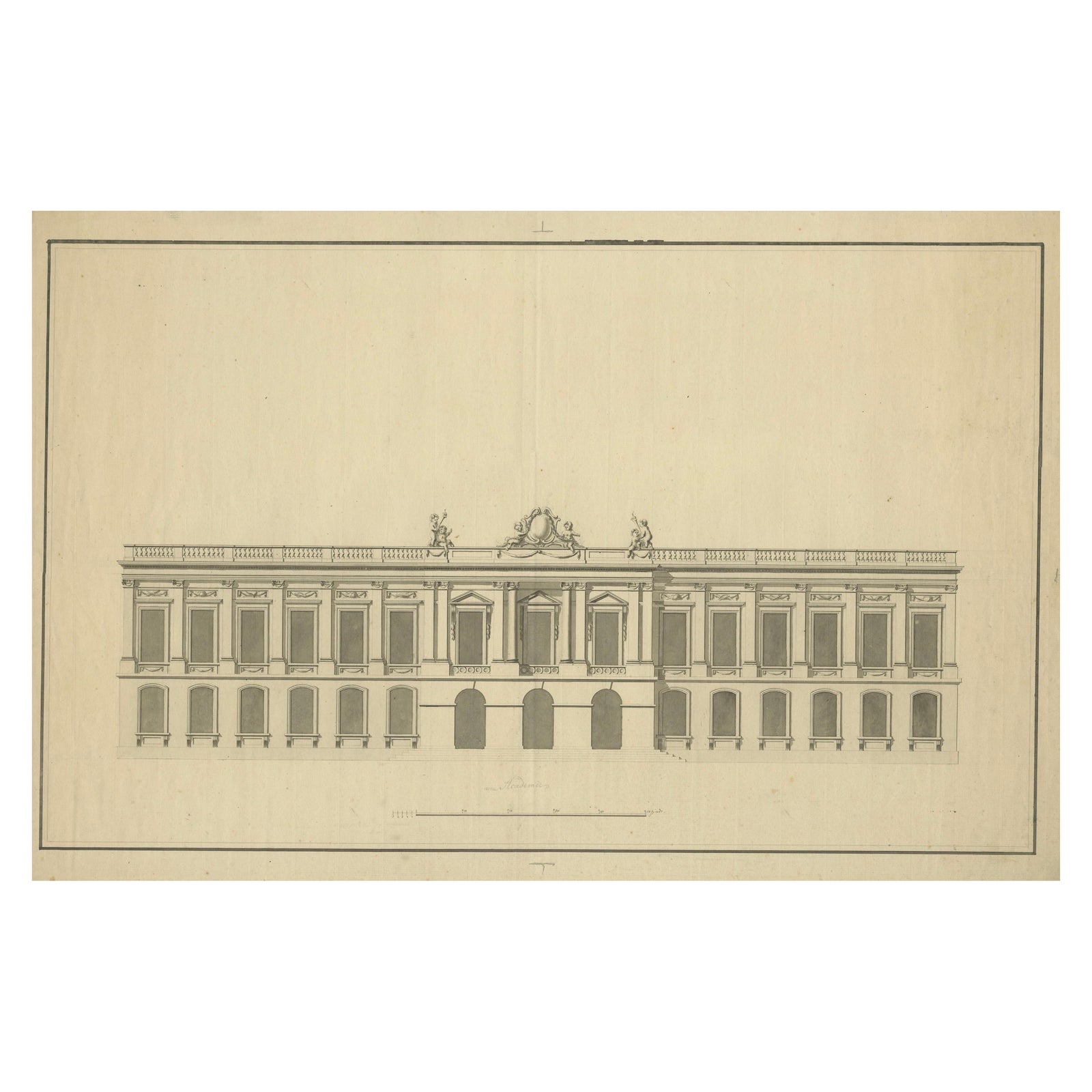 Neoclassical Grandeur: An Architectural Study from the Early 1700s