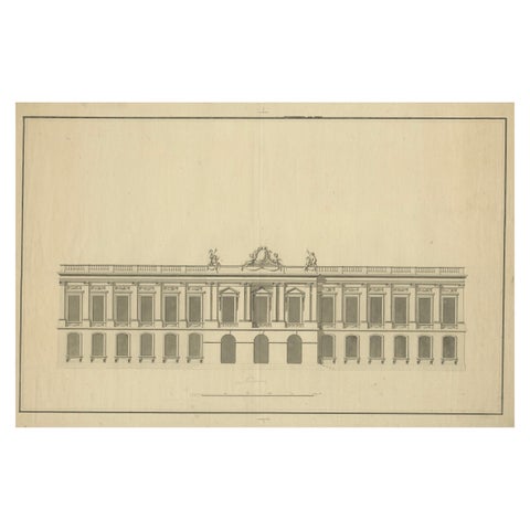 Neoclassical Grandeur: An Architectural Study from the Early 1700s