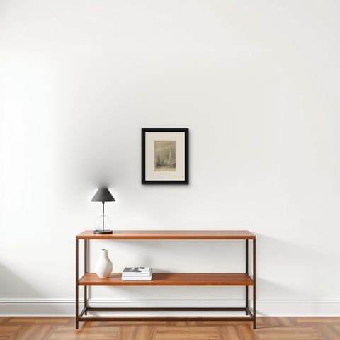 Antique Print of Wolfe and Montcalm Monument, Quebec, Canada, c.1850, shown framed on a wall, true to size