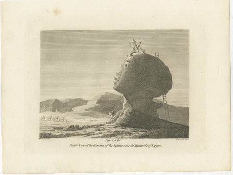 Echoes of Thebes: The Luxor Palace Ruins in Upper Egypt, 1801, view 2