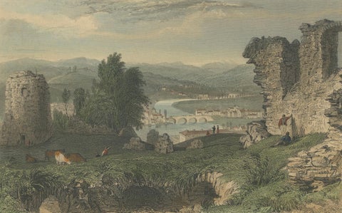 Tranquil Views from Kendal Castle: A Glimpse into 19th-Century England, close-up 4