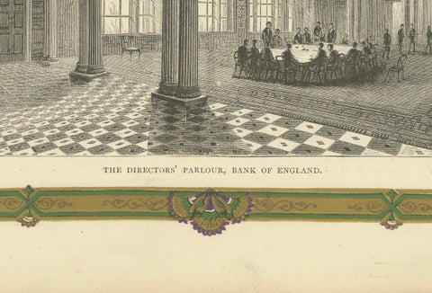 Interior of the Directors Parlour, Bank of England: A Neoclassical Financial Hub, close-up 1