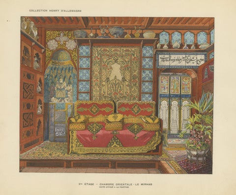 The Oriental Chamber and Mirhab: Ottoman Interior Elegance, 1900, close-up 1