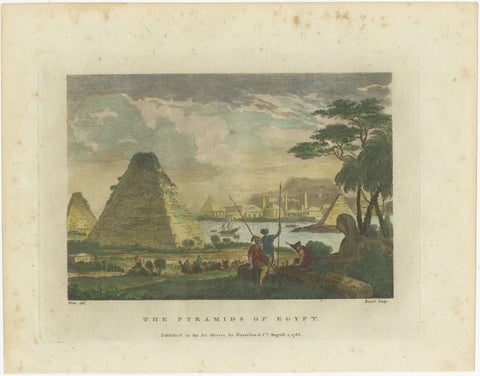 Giza Pyramids and Sphinx Engraved: An 18th-Century Egyptian Vista, 1782, view 2
