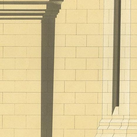 Antique Architecture Print of the Construction of a Bridge by Delarue, ca.1880, close-up 1