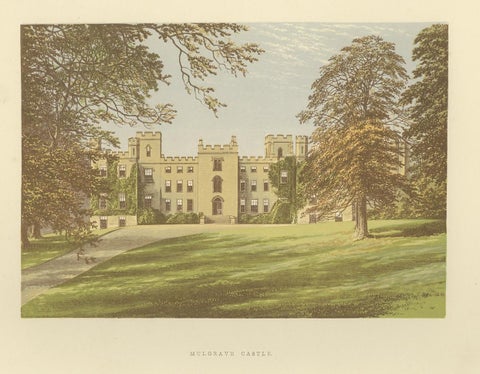 Antique Print of Mulgrave Castle by Morris, circa 1880, view 2