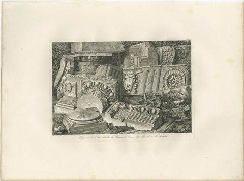 French Neoclassical Architecture Engravings Set, Château d’Écouen, 1803, view 5