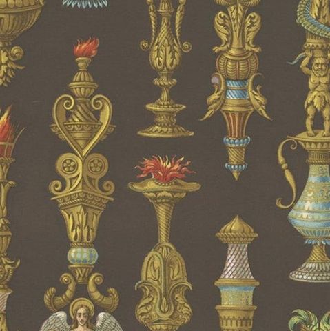 Pl. 64 Antique Print of XVIth Century Ornaments by Racinet (c.1890), close-up 1