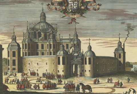 Baroque Majesty: A Vibrant Assembly at Svartsjö Castle in Sweden, 1693, close-up 5