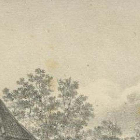 Antique Print of Tower 'de Beer' in Utrecht in The Netherlands, c.1830, close-up 1