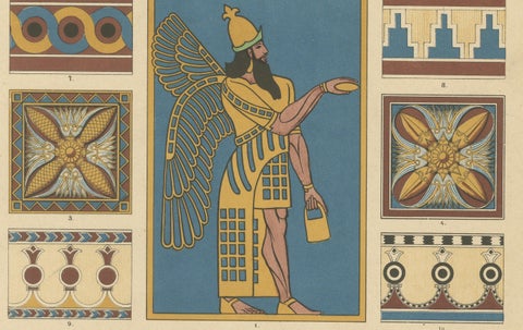Assyrian Art and Ornamentation in Historical Context, 1887, close-up 2