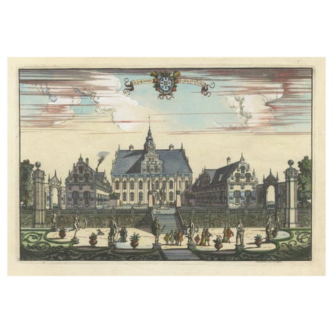The Pastoral Elegance of Ulriksdal Castle by Herman Padtbrugge, ca.1685