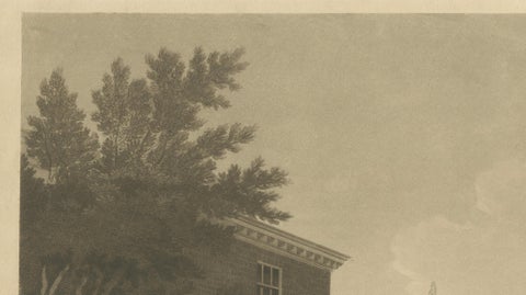 Rougemont Castle Exeter, Aquatint View, Jukes & Davey, 1794, close-up 4