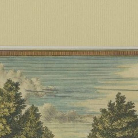 Old Print of Huis te Spijk, a former Castle and Estate, Velsen, the Netherlands, close-up 1