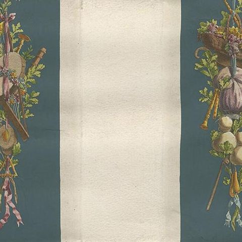 Antique Architecture Print of Ornaments 'Musica & Pastorale' by Albertolli, close-up 2