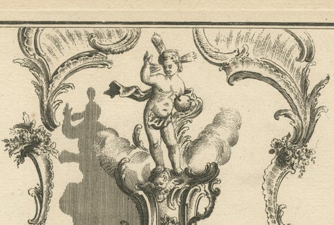 Original Antique Baroque Sermon Pulpit with Full Arch Elevation, circa 1740, close-up 3