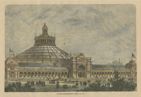 Das Weltausstellungsgebäude in Wien, The Vienna Exhibition Hall, 1873, close-up 5