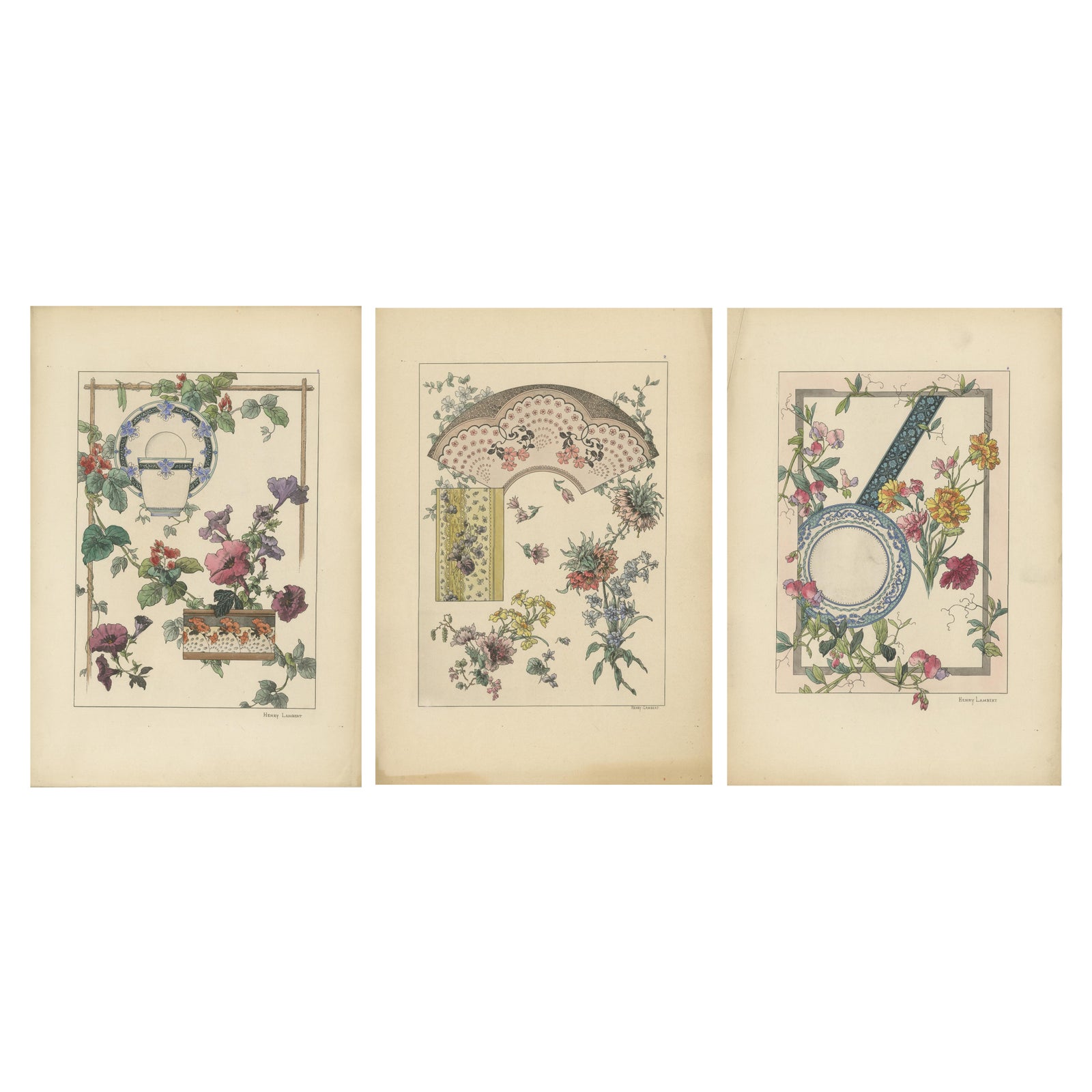 La Flore Décorative The Graceful Symbiosis of Nature and Ornament in 1896