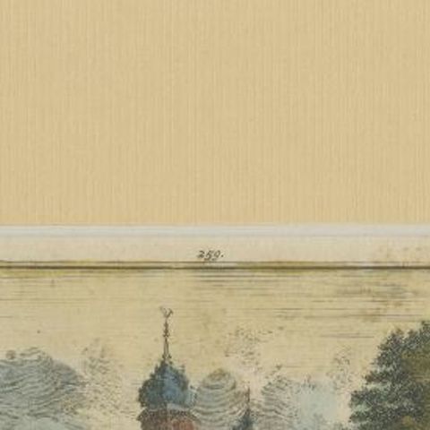 Old Print of Huis Te Nesse, a Castle Near Linschoten, Utrecht, the Netherlands, close-up 1