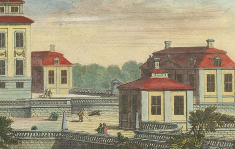 Baroque Splendor: Ericsberg Castle in Swidde's Suecia Antiqua et Hodierna, 1690, close-up 3