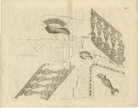 Architectural Grace: Van der Horst's Staircase Artistry, 1739, view 2