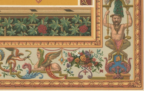18th Century French Decorative Panels, Neoclassical and Chinoiserie Motifs, close-up 4