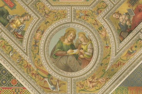 Italian Renaissance Decorative Prints, Architectural and Textile Designs, 1887, close-up 3