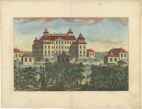 Baroque Splendor: Ericsberg Castle in Swidde's Suecia Antiqua et Hodierna, 1690, view 2
