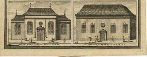 Antique Print of the City Hall of Batavia 'Indonesia' by F. Valentijn circa 1725, view 3