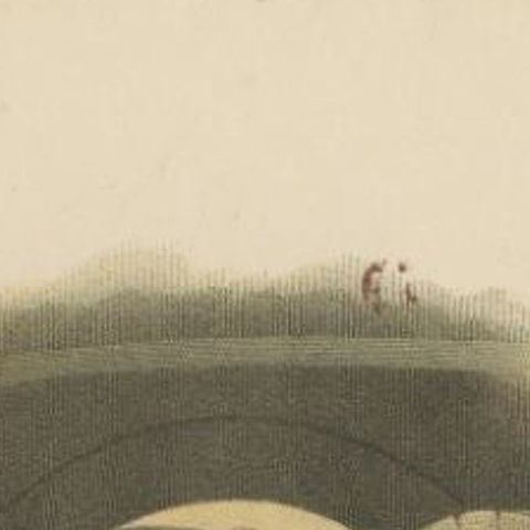 Antique Print of the Interior of Gripsholm Castle by Sandberg, c.1864, close-up 1