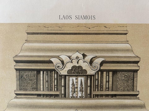 Une des Faces de la Pyramide de Peunom, Peunom Pyramid Facade c.1873-1875, view 7