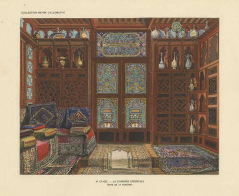 The Oriental Chamber: An Ottoman Interior of Textiles and Carved Wood, 1900, close-up 1
