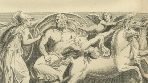 Monumental Classical Frieze, Montfaucon Antiquity Explained, London 1721, close-up 6