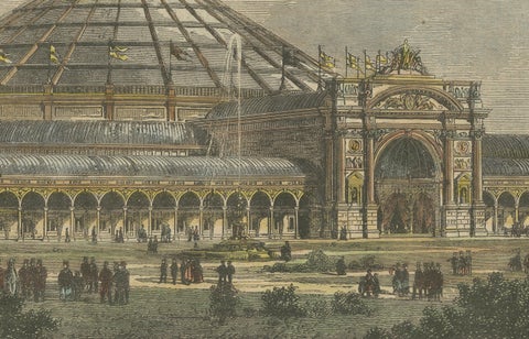 Das Weltausstellungsgebäude in Wien, The Vienna Exhibition Hall, 1873, close-up 3