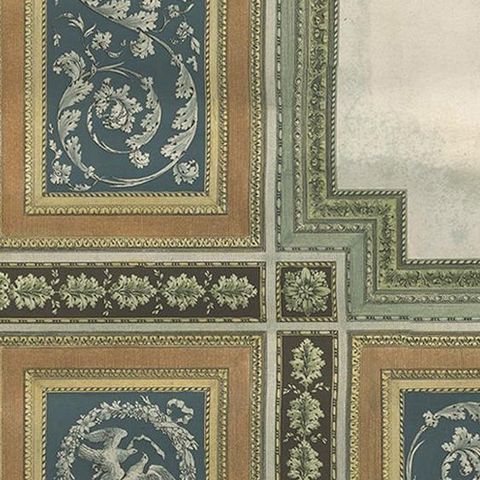 Antique Architecture Print of Ornaments 'Tav. VI' by Albertolli, close-up 2