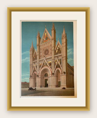 Large Polychrome Masterpieces of Monumental Art in Italy 'V to XVI Century' 1883, shown framed