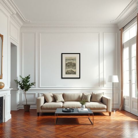 Two Antique Views of the Ruins of the Tower of Babel, Babylon, 1683, shown framed in a room, true to size