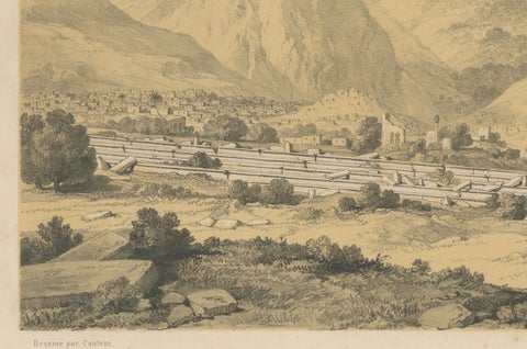 Selefke, Views of the Basilica and Citadel in Cilicia, Asia Minor by de Labode, close-up 3