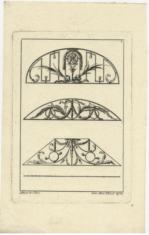 Set of 4 Architecture Prints by Johann Martin Will circa 1780, view 3